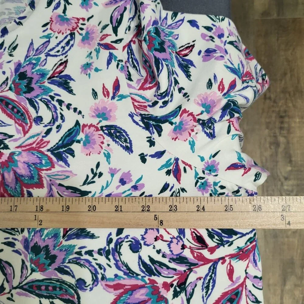 Appleseed's Women's 2XL Long Sleeve Shirt Floral Print Cottagecore Mature - Picture 4 of 6